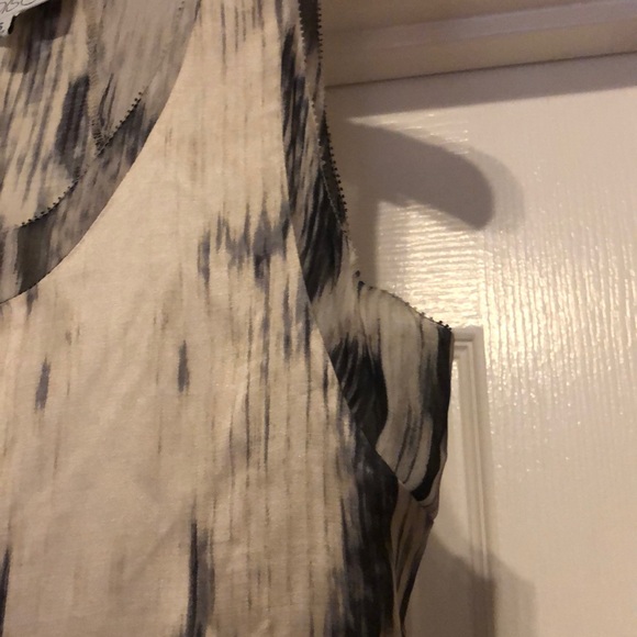 Addison Snakeskin Print Silk Blend Tank - Picture 4 of 7